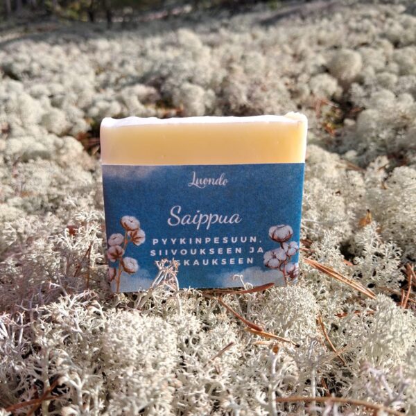 saippua siivoukseen, tiskaukseen ja pyykinpesuun